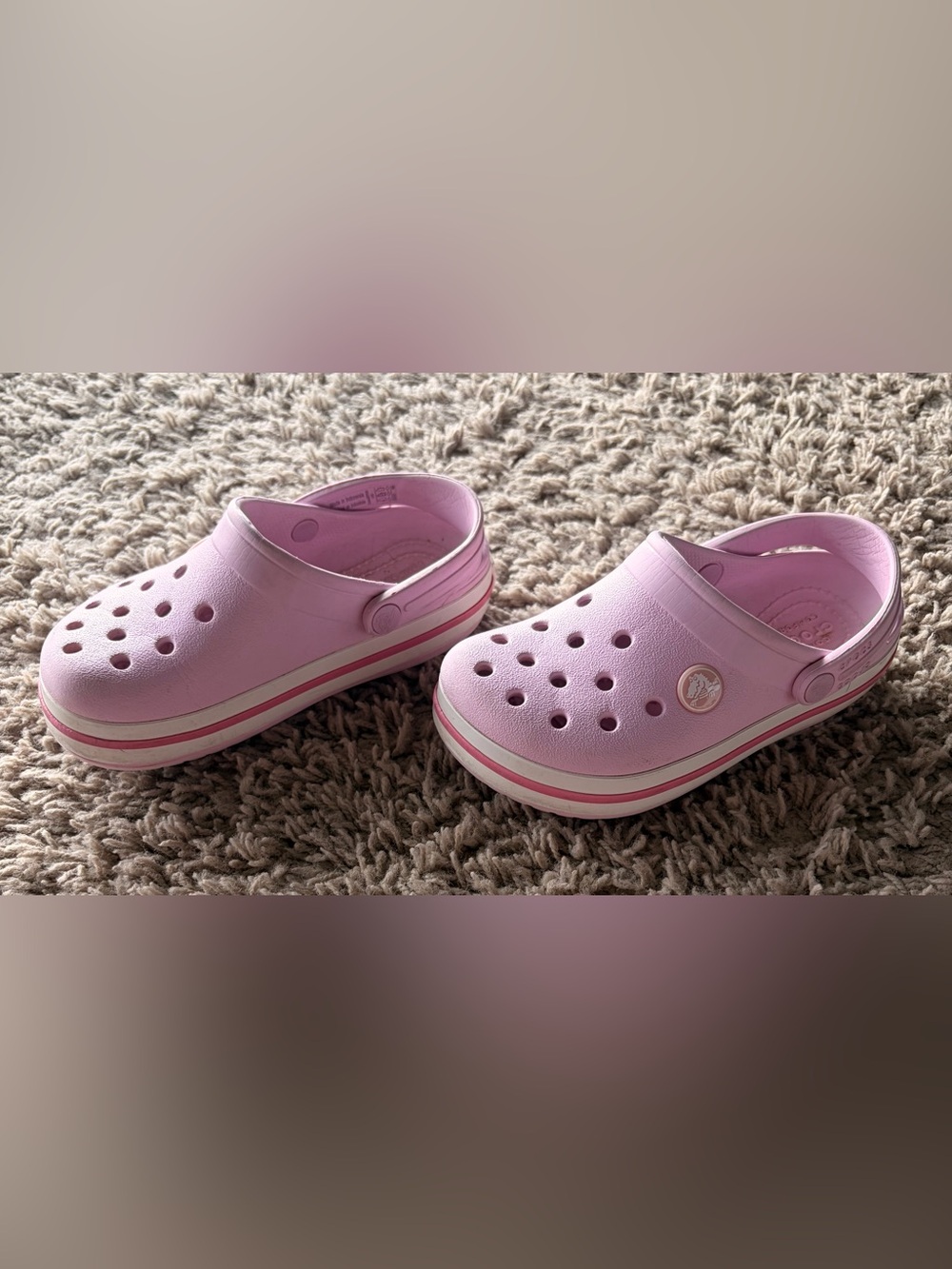 CROCS Kids Classic Clog in Light Pink - Picture 2 of 5
